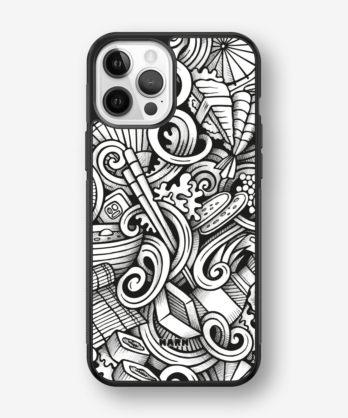 iPhone 12 / iPhone 12 Pro Hard Case – Japanese Pattern - View 1