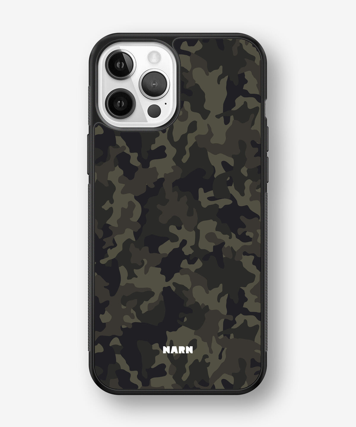 iPhone 12 / iPhone 12 Pro Hard Case – Jungle Green Camo - View 1