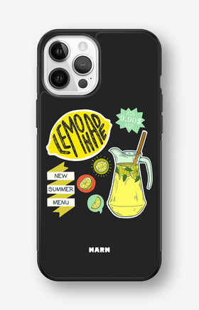 iPhone 12 / iPhone 12 Pro Hard Case – Lemon Summer - View 1