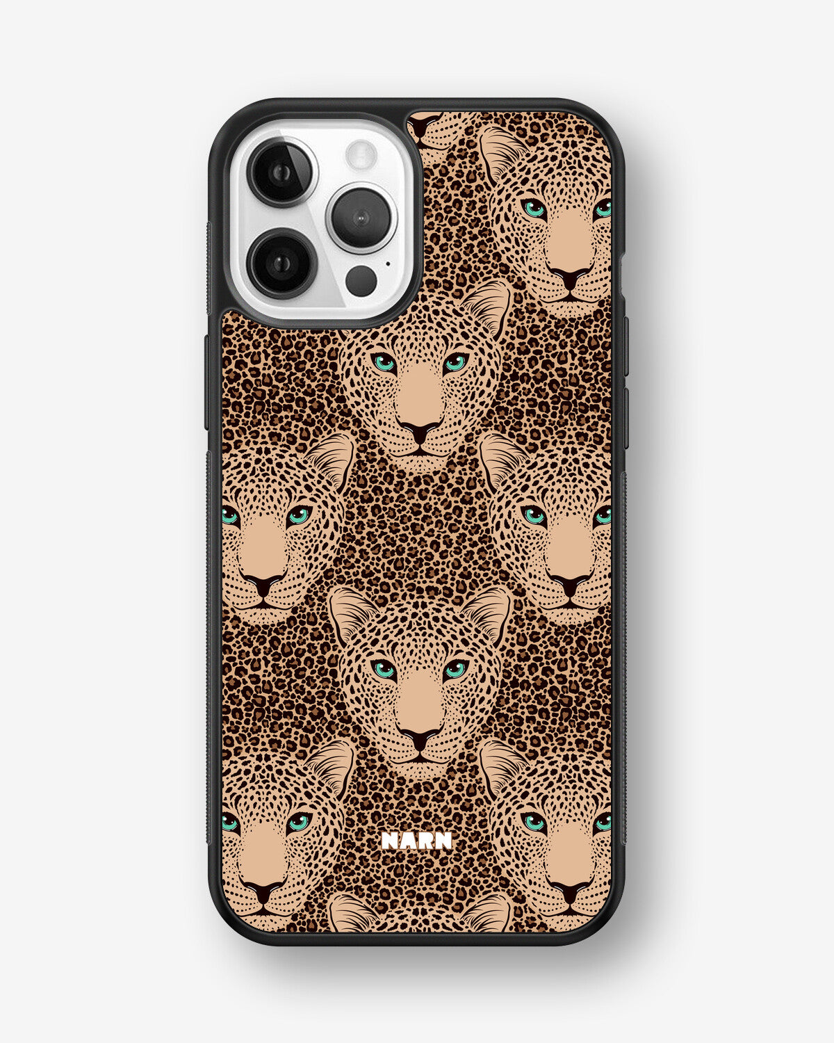 iPhone 12 / iPhone 12 Pro Hard Case – Leopard Gaze - View 1