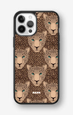 iPhone 12 / iPhone 12 Pro Hard Case – Leopard Gaze - View 1