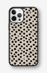 iPhone 12 / iPhone 12 Pro Hard Case – Marble Dots - View 1
