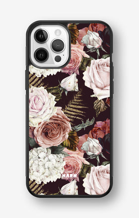 iPhone 12 / iPhone 12 Pro Hard Case – Midnight Roses - View 1