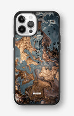 iPhone 12 / iPhone 12 Pro Hard Case – Molten Gold - View 1