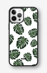 iPhone 12 / iPhone 12 Pro Hard Case – Monstera Pattern - View 1