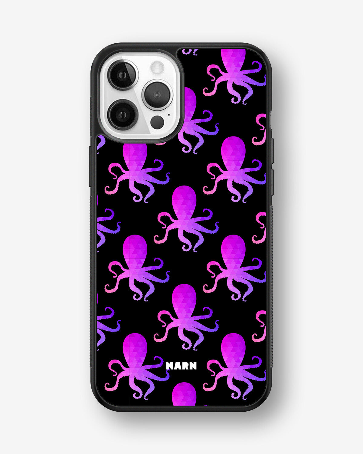 iPhone 12 / iPhone 12 Pro Hard Case – Octopus Pattern - View 1
