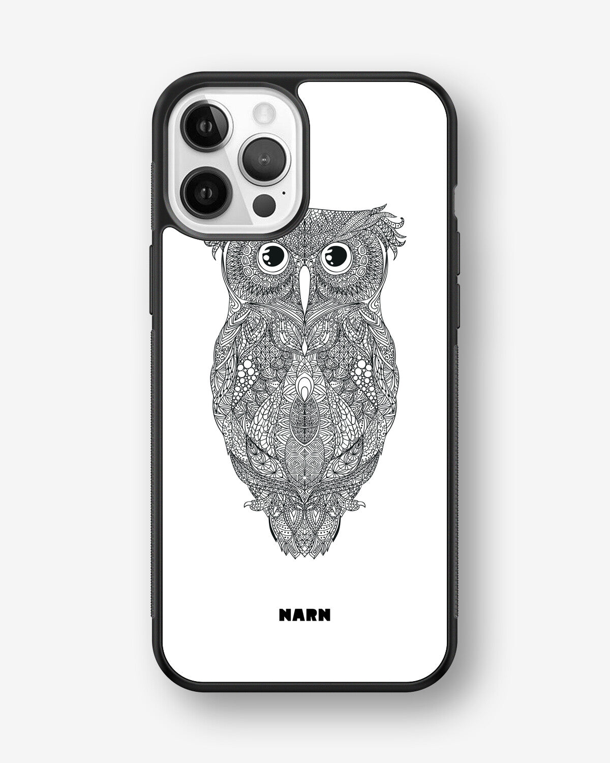 iPhone 12 / iPhone 12 Pro Hard Case – Owl - View 1