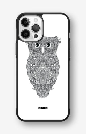 iPhone 12 / iPhone 12 Pro Hard Case – Owl - View 1