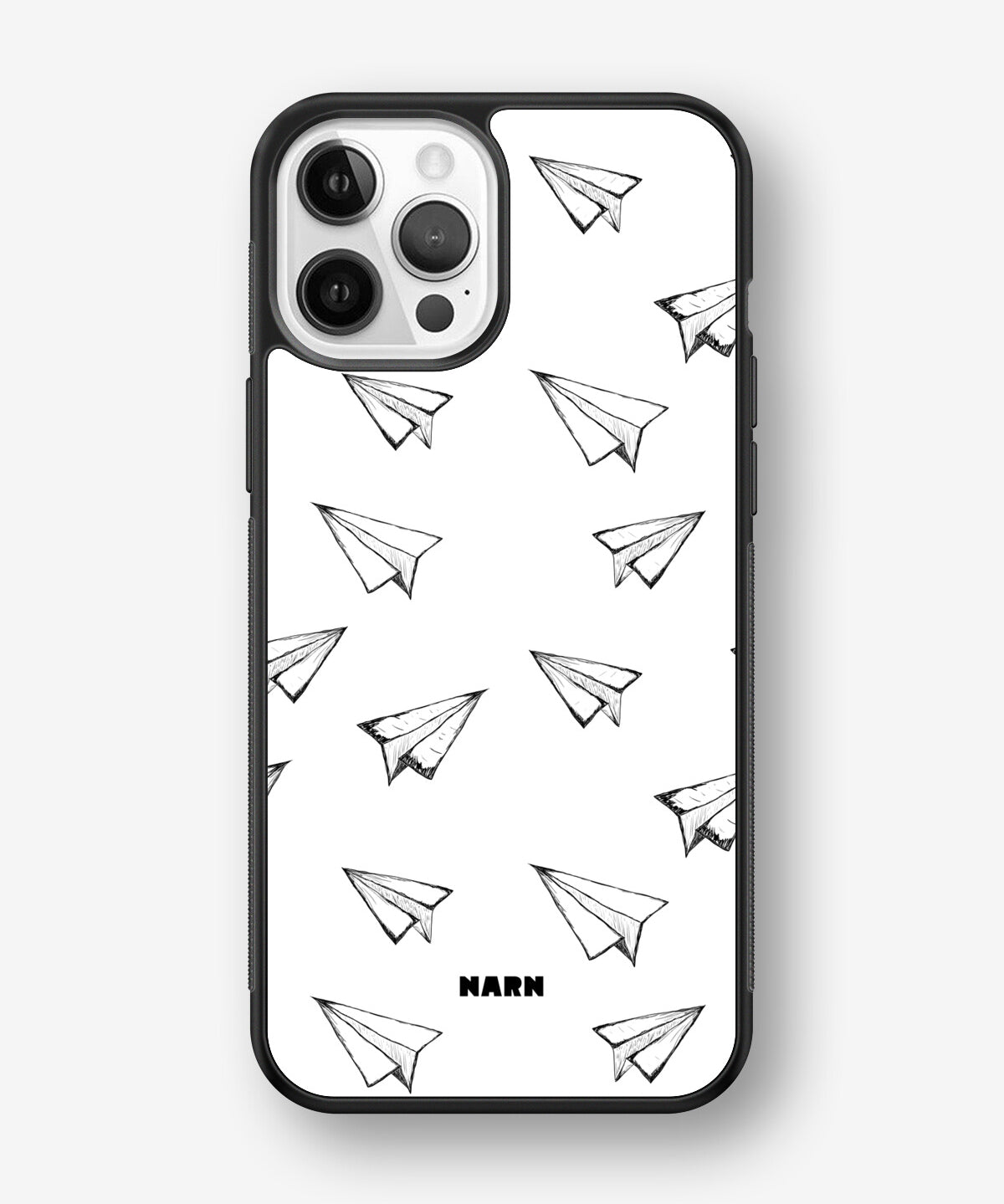iPhone 12 / iPhone 12 Pro Hard Case – Paper Planes - View 1