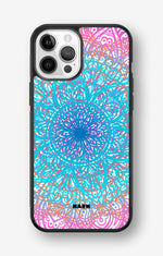 iPhone 12 / iPhone 12 Pro Hard Case – Pastel Mandala - View 1