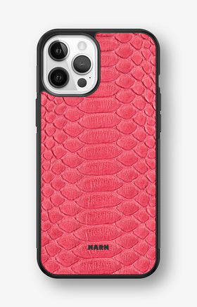 iPhone 12 / iPhone 12 Pro Hard Case – Pink Snake - View 1