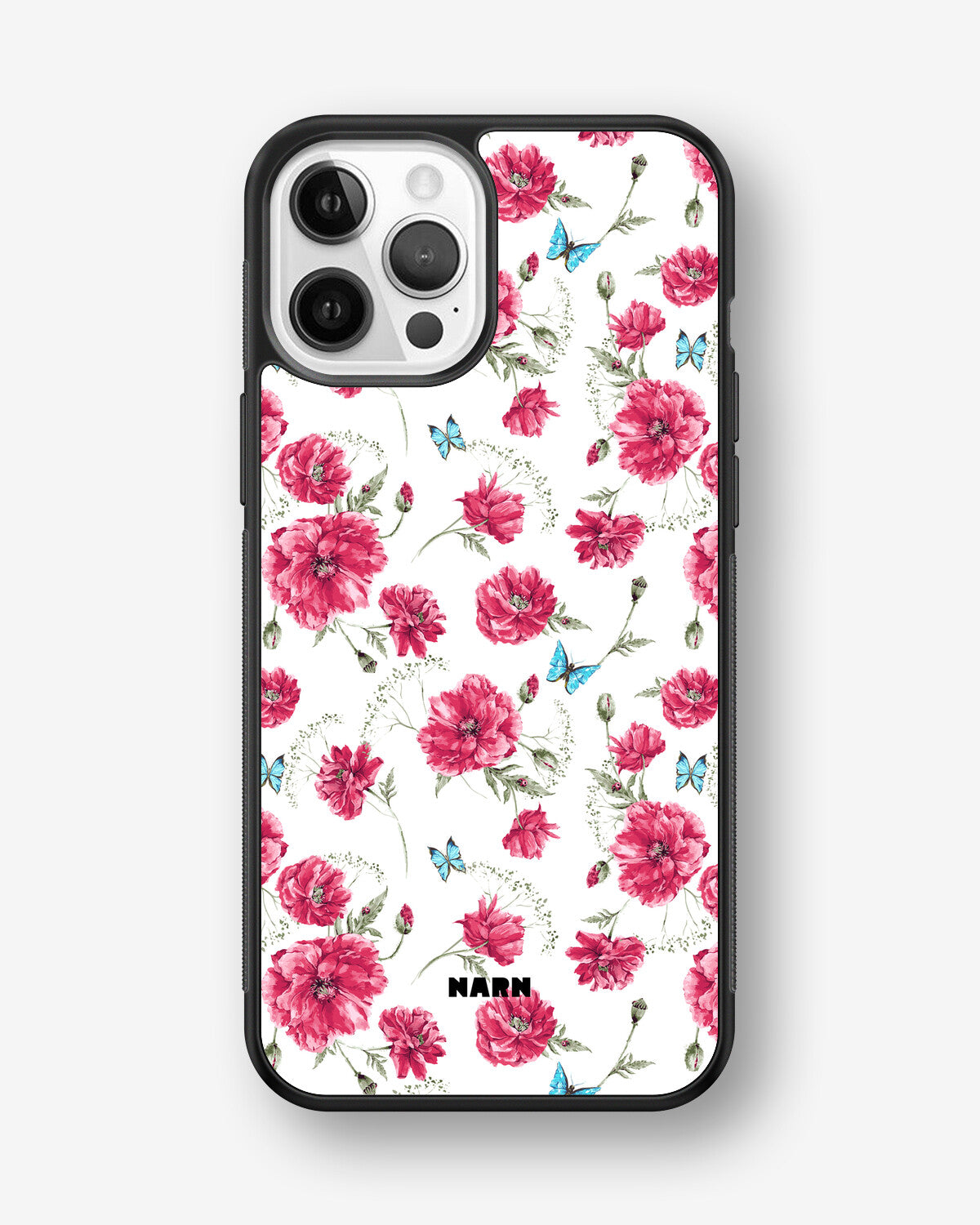 iPhone 12 / iPhone 12 Pro Hard Case – Poppies in Bloom - View 1