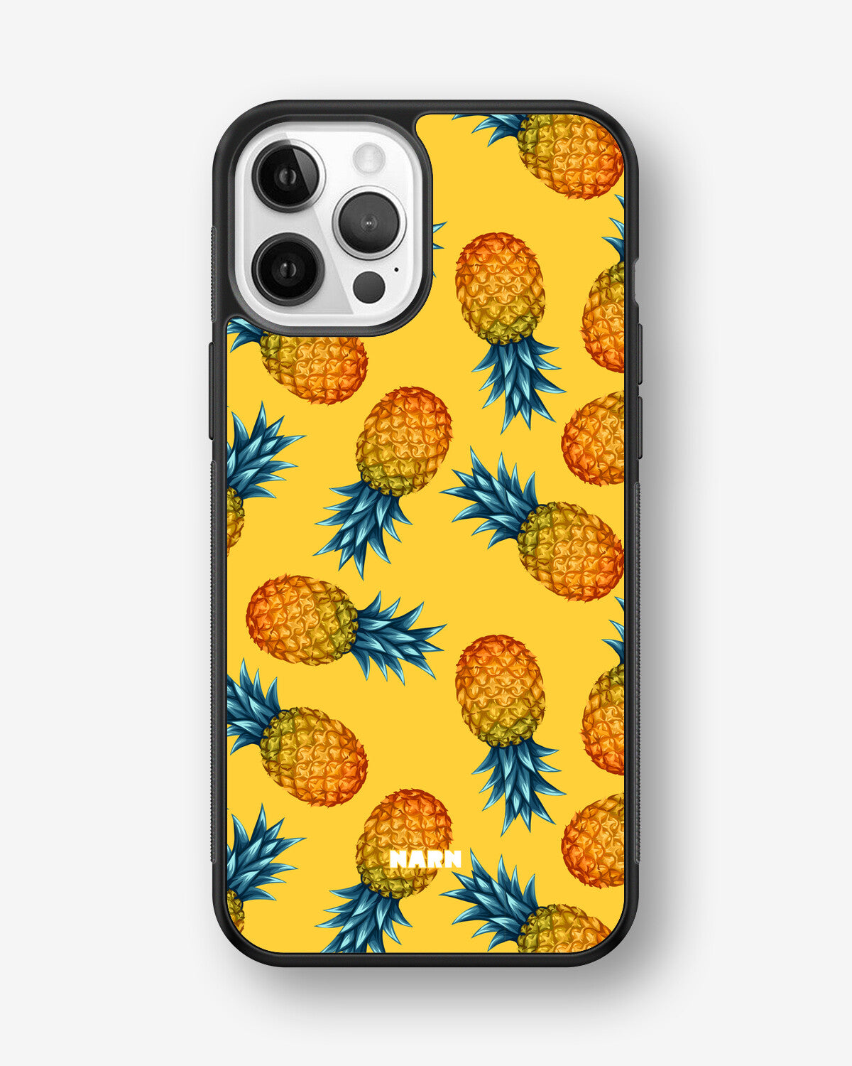 iPhone 12 / iPhone 12 Pro Hard Case – Sunny Pineapple - View 1