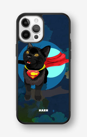 iPhone 12 / iPhone 12 Pro Hard Case – Super Cat - View 1