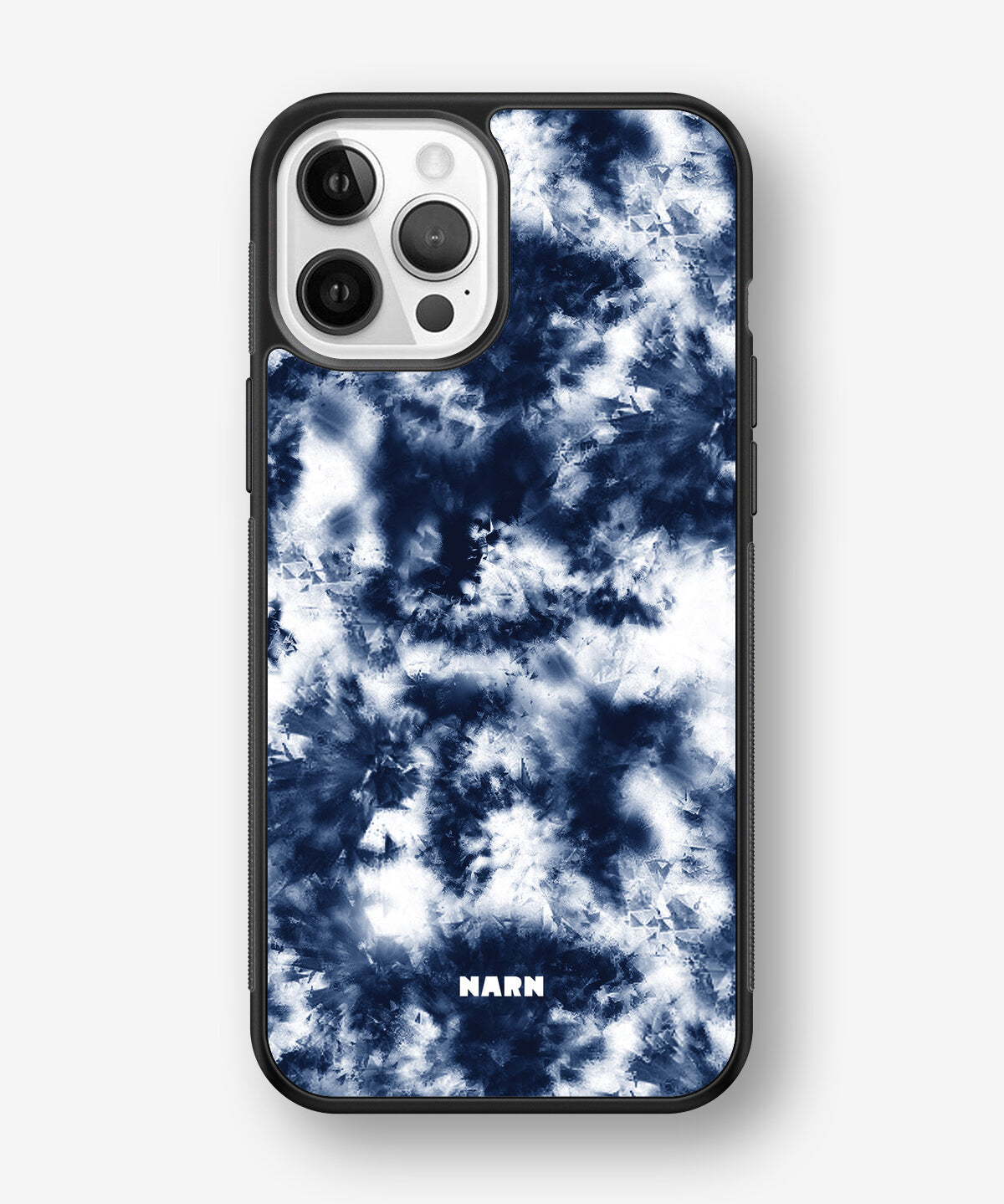 iPhone 12 / iPhone 12 Pro Hard Case – Tie Dye Blue - View 1