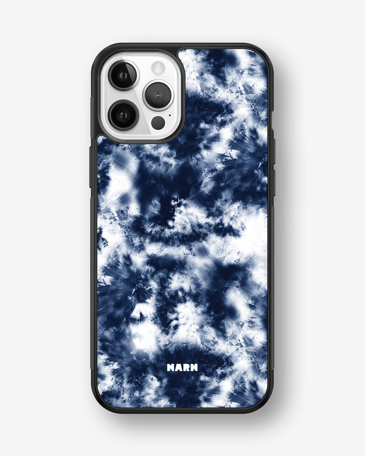 iPhone 12 / iPhone 12 Pro Hard Case – Tie Dye Blue - View 1