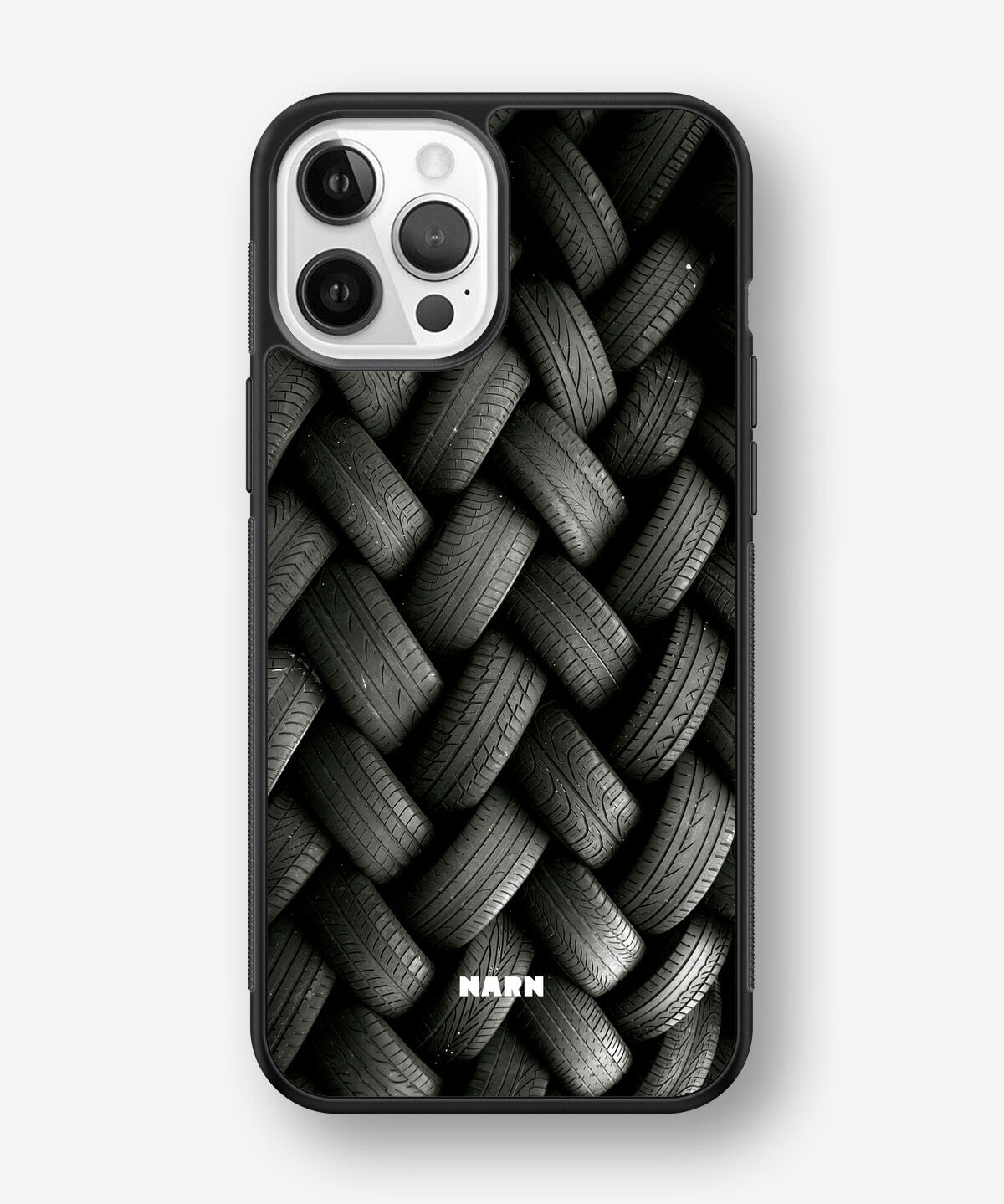 iPhone 12 / iPhone 12 Pro Hard Case – Tires Wall - View 1