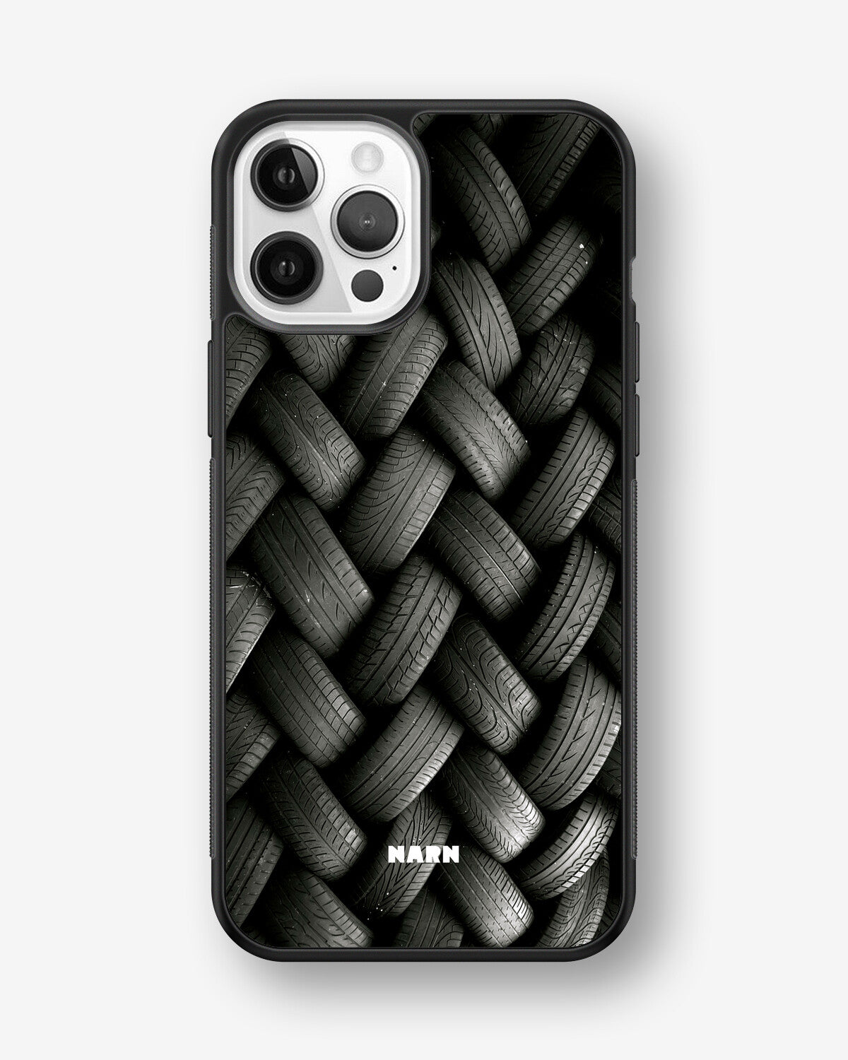 iPhone 12 / iPhone 12 Pro Hard Case – Tires Wall - View 1