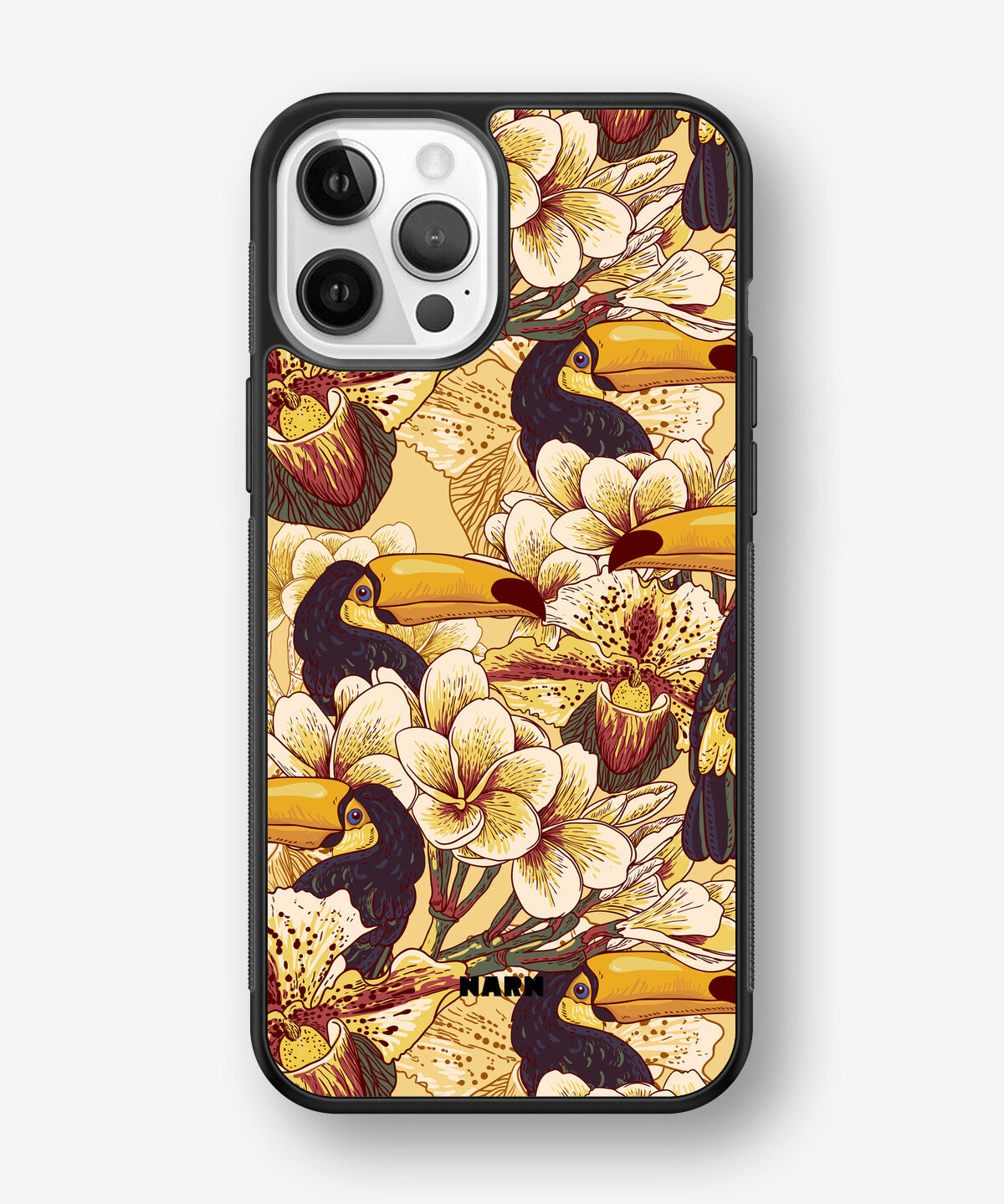 iPhone 12 / iPhone 12 Pro Hard Case – Toucans - View 1