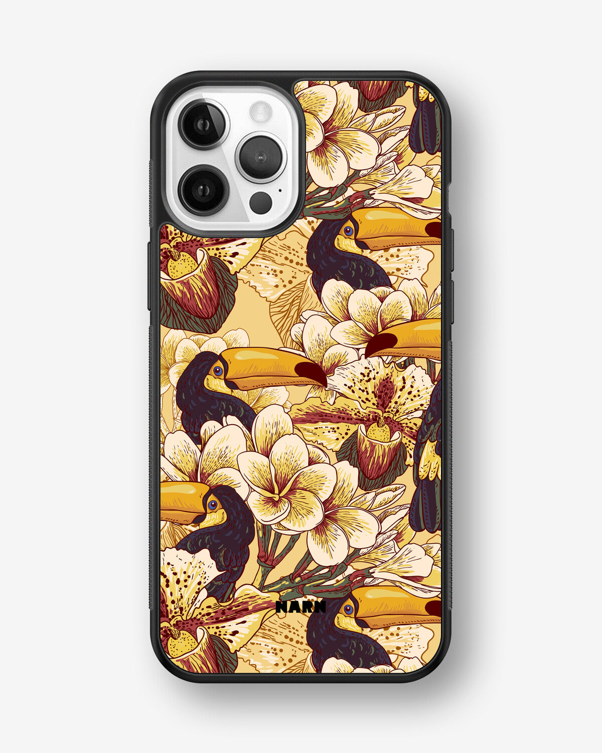 iPhone 12 / iPhone 12 Pro Hard Case – Toucans - View 1