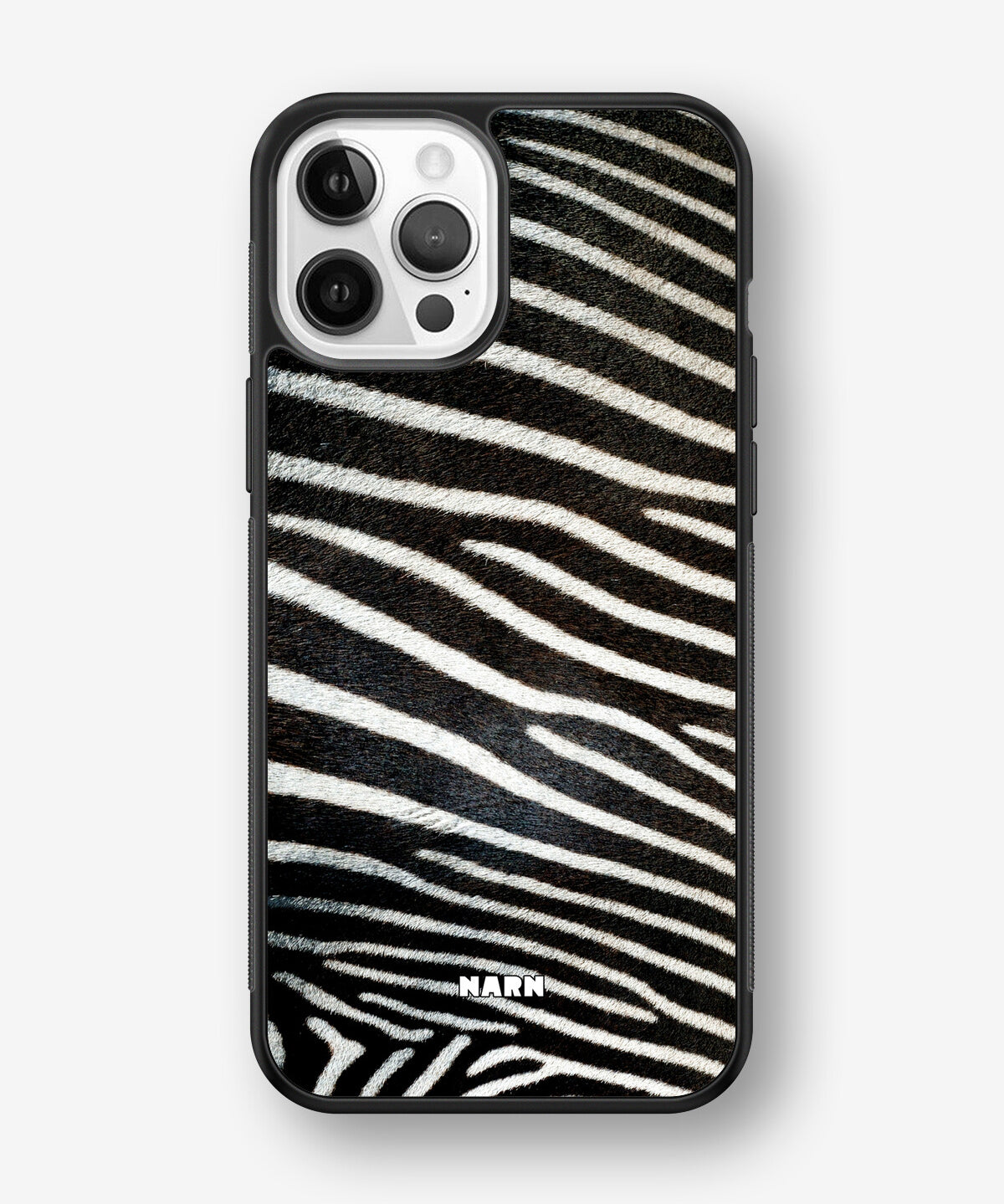 iPhone 12 / iPhone 12 Pro Hard Case – Zebra Stripe - View 1