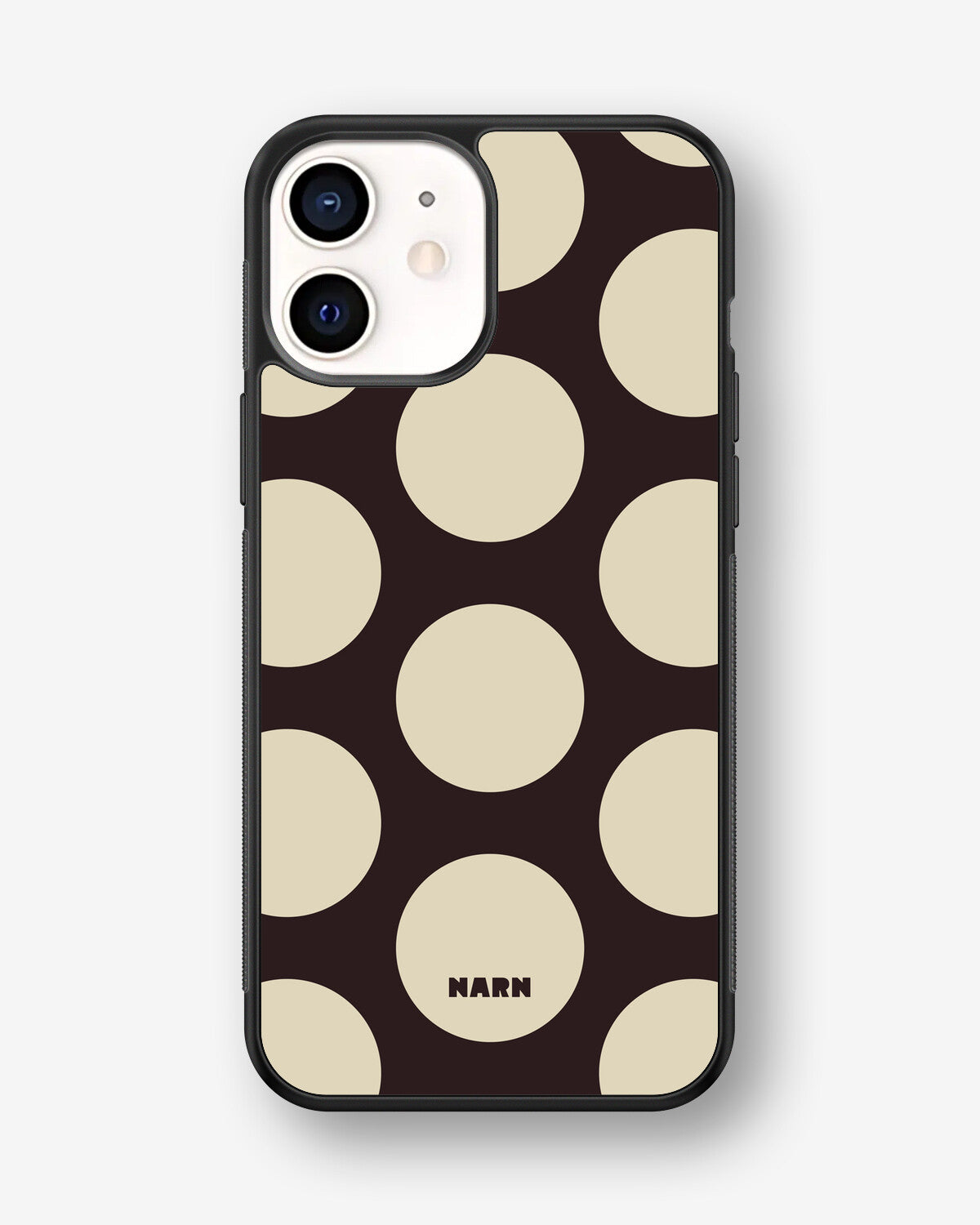 iPhone 12 Mini Hard Case – Bold Dots - View 1