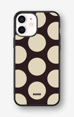 iPhone 12 Mini Hard Case – Bold Dots - View 1