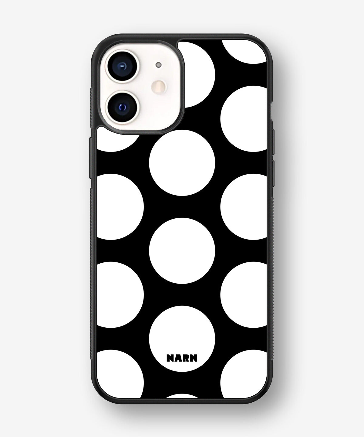 iPhone 12 Mini Hard Case – Bold Dots - View 1