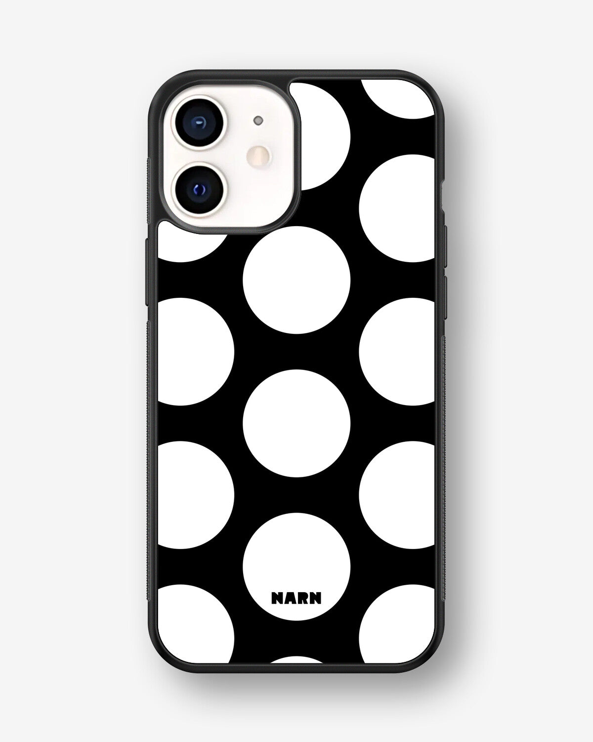 iPhone 12 Mini Hard Case – Bold Dots - View 1
