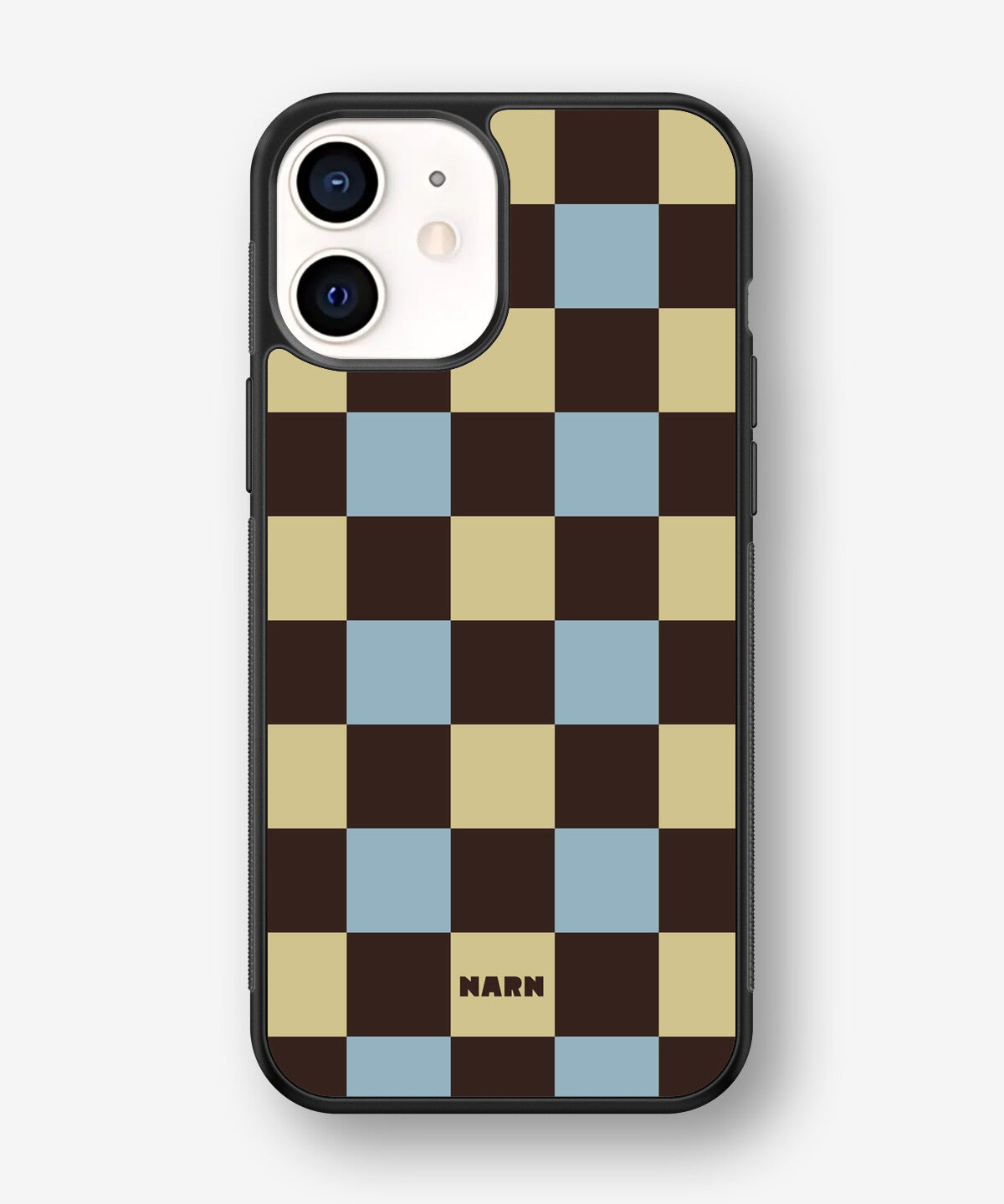 iPhone 12 Mini Hard Case – Butter Check - View 1