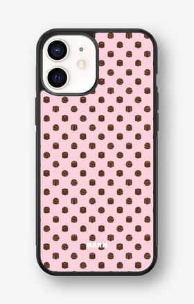 iPhone 12 Mini Hard Case – Choco Bites - View 1