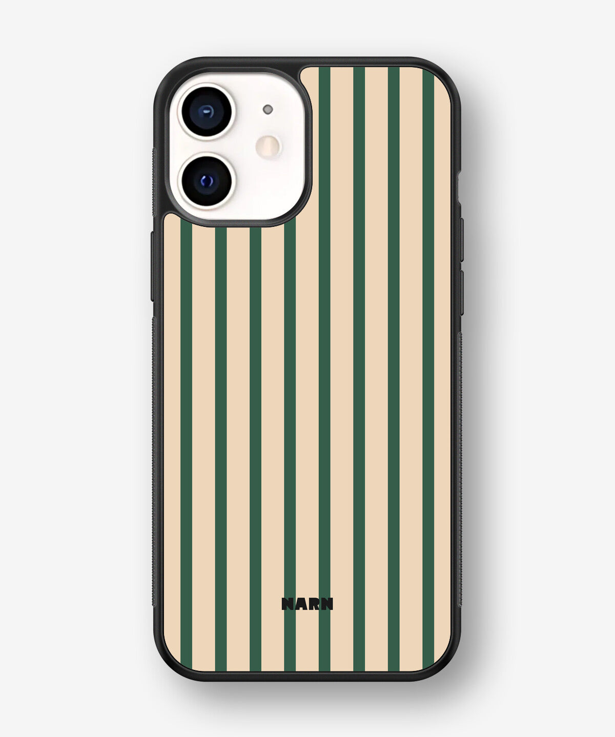iPhone 12 Mini Hard Case – Evergreen Stripe - View 1