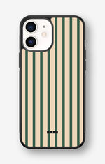 iPhone 12 Mini Hard Case – Evergreen Stripe - View 1