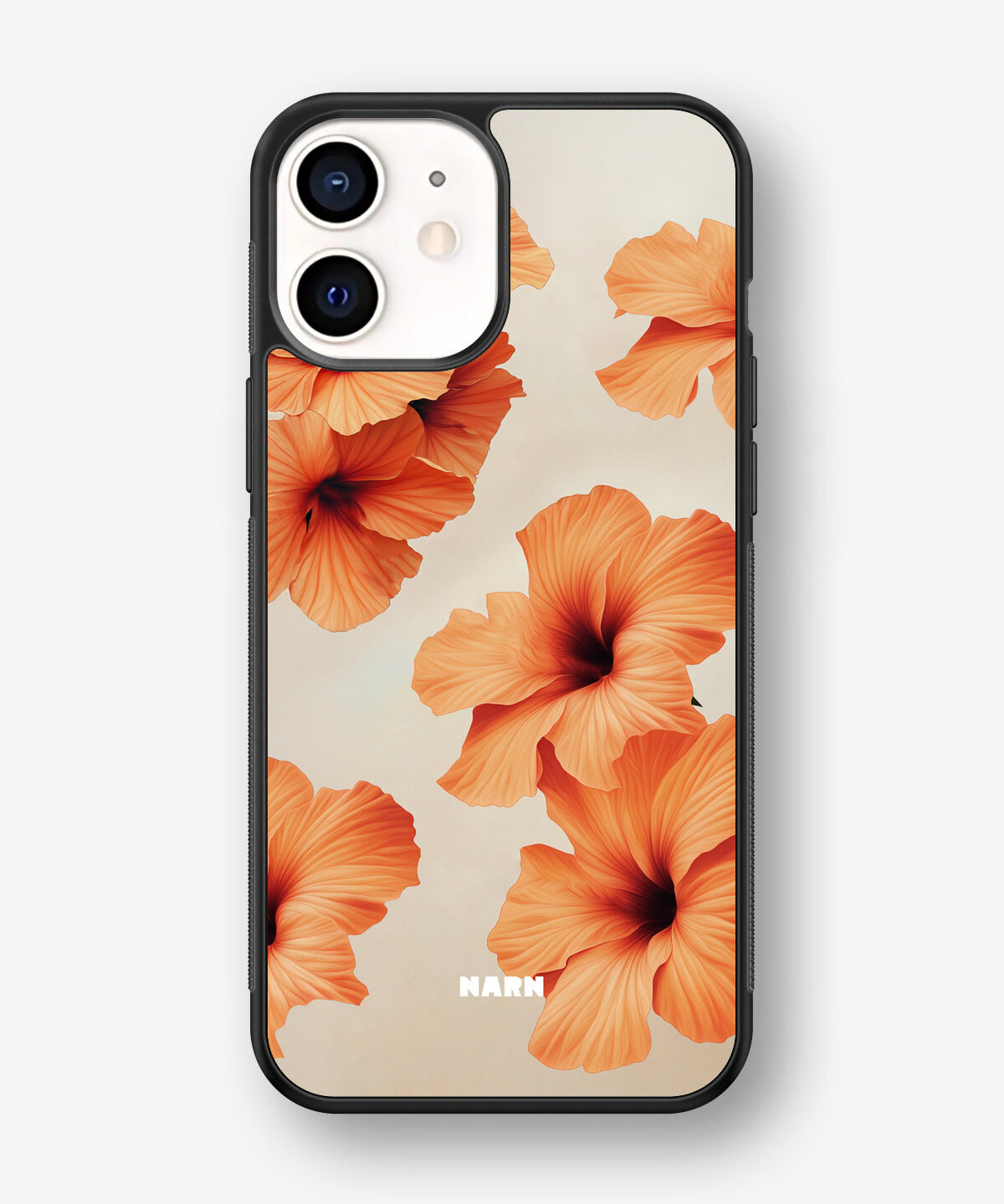 iPhone 12 Mini Hard Case – Hibiscus Dreams - View 1