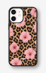 iPhone 12 Mini Hard Case – Leopard Flower - View 1