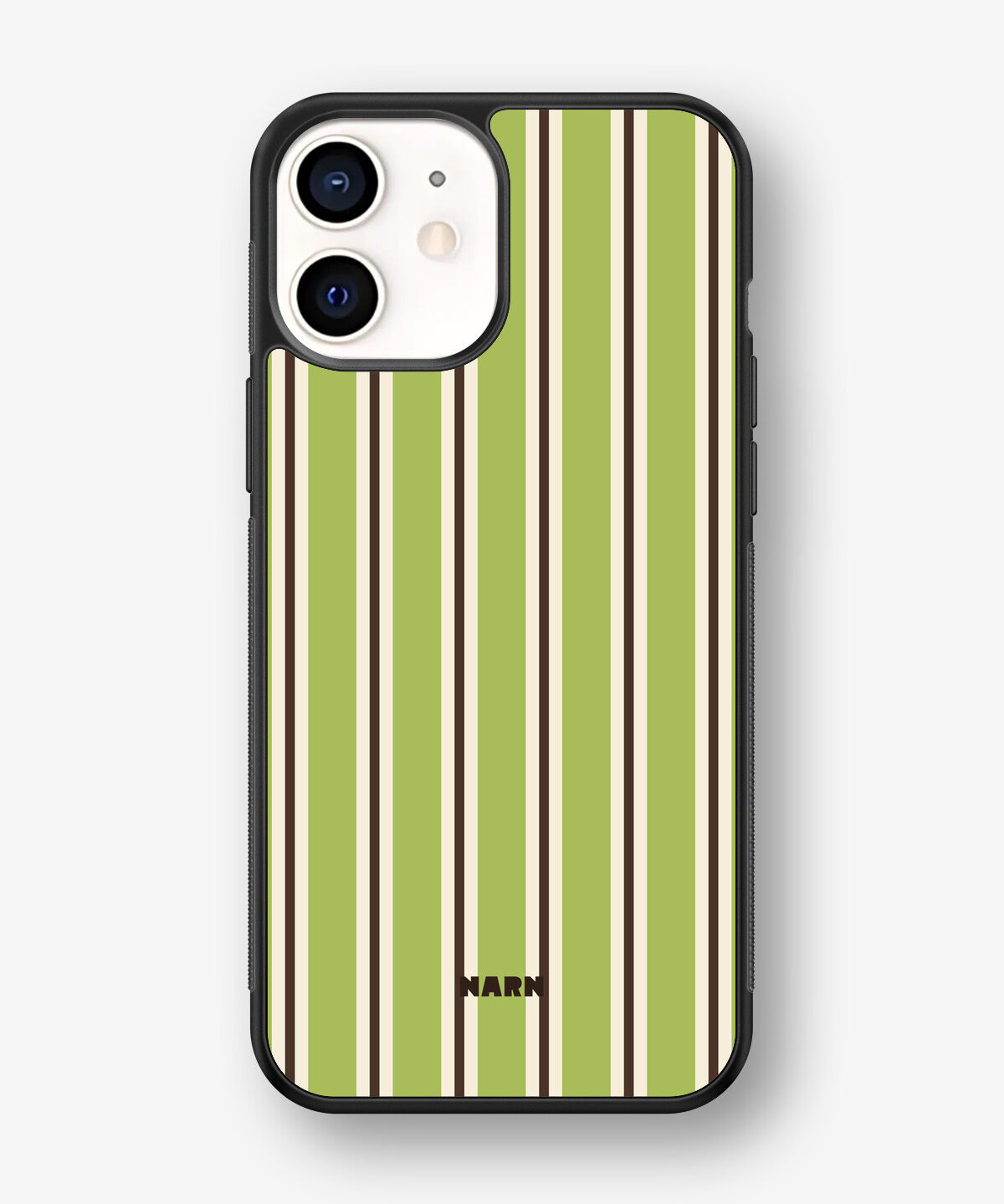 iPhone 12 Mini Hard Case – Matcha Lines - View 1