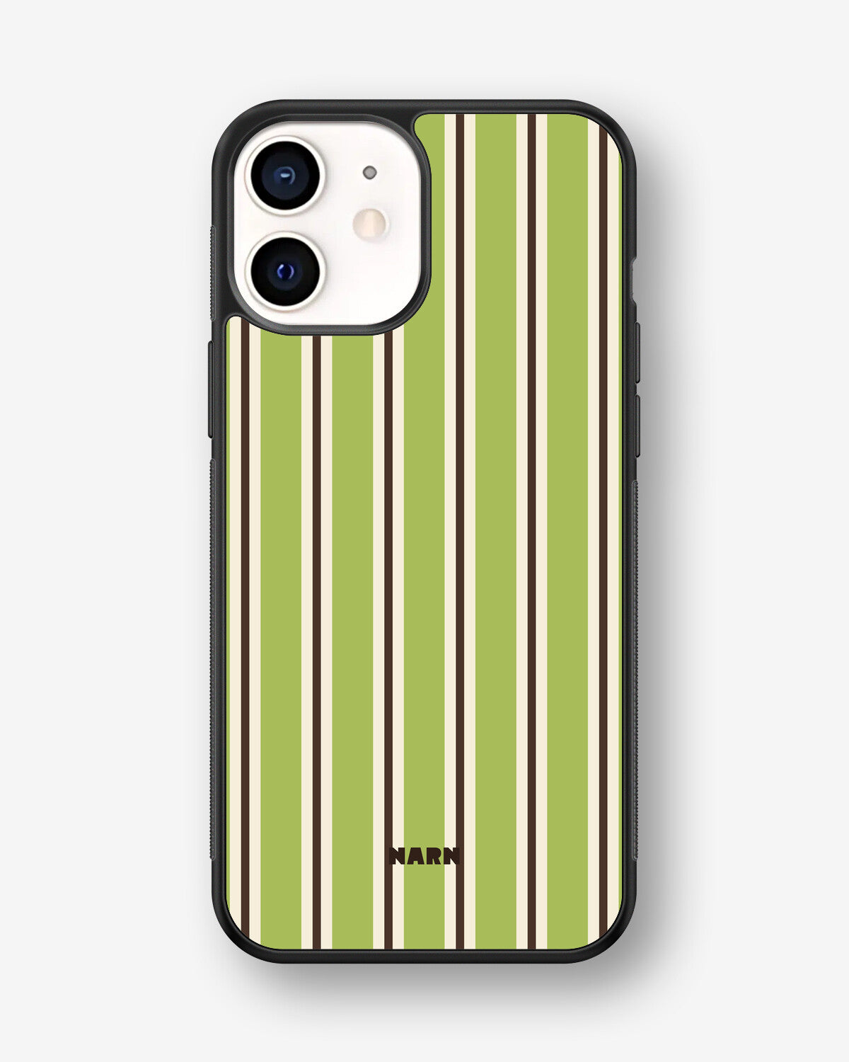 iPhone 12 Mini Hard Case – Matcha Lines - View 1