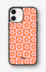 iPhone 12 Mini Hard Case – Peach Petals - View 1