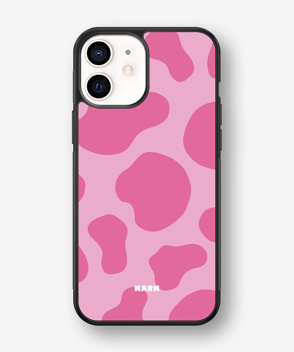 iPhone 12 Mini Hard Case – Pink Moo - View 1