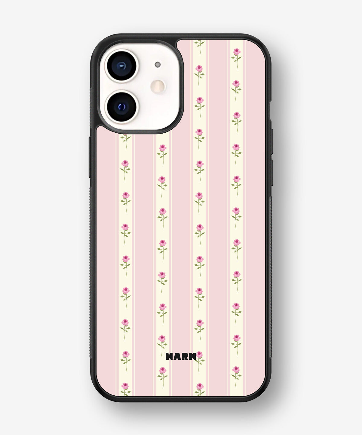 iPhone 12 Mini Hard Case – Rose Lines - View 1