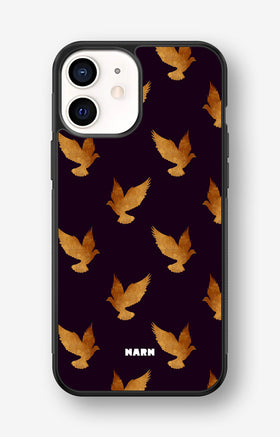 iPhone 12 Mini Hard Case – Royal Doves - View 1