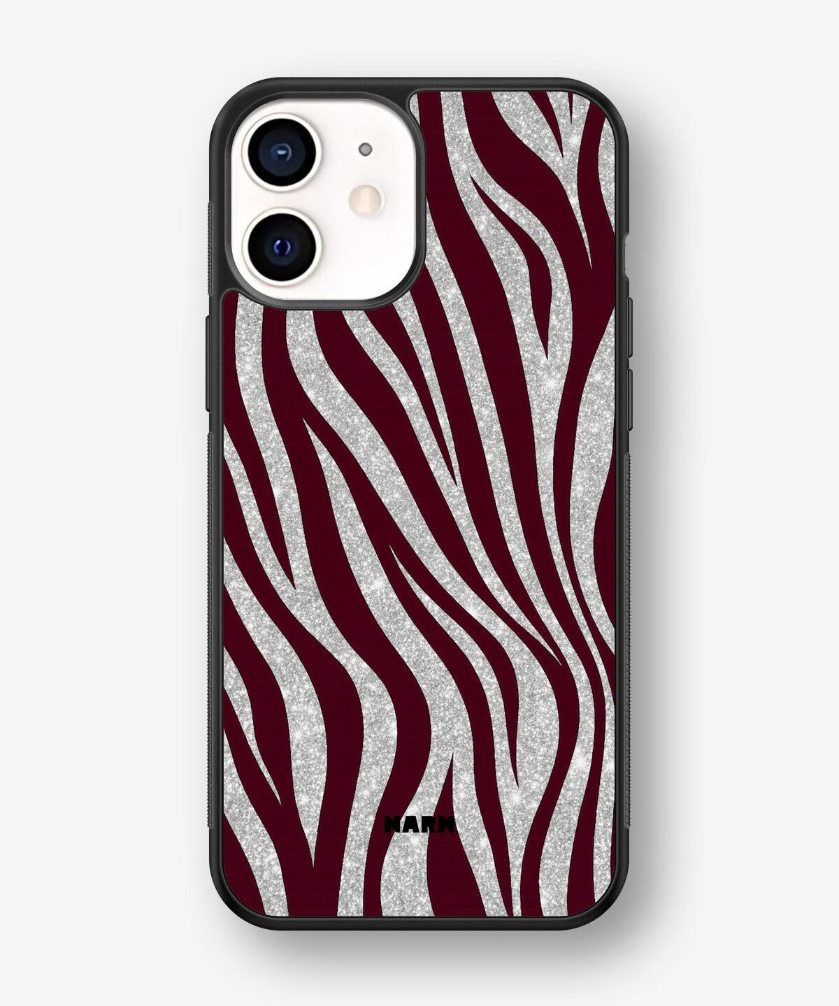 iPhone 12 Mini Hard Case – Velvet Zebra - View 1