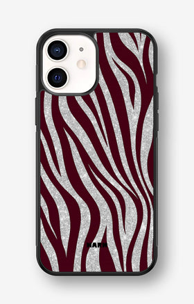 iPhone 12 Mini Hard Case – Velvet Zebra - View 1