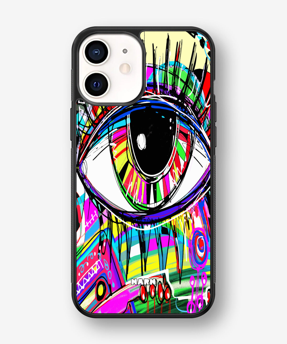 iPhone 12 Mini Hard Case – Abstract Eye - View 1