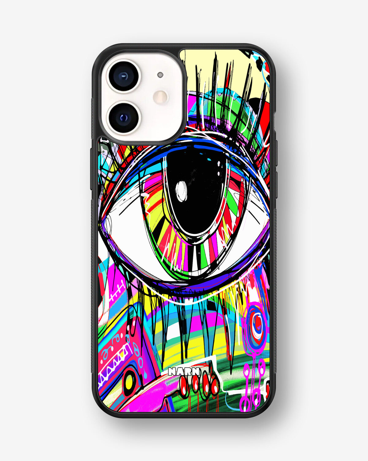 iPhone 12 Mini Hard Case – Abstract Eye - View 1
