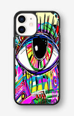 iPhone 12 Mini Hard Case – Abstract Eye - View 1