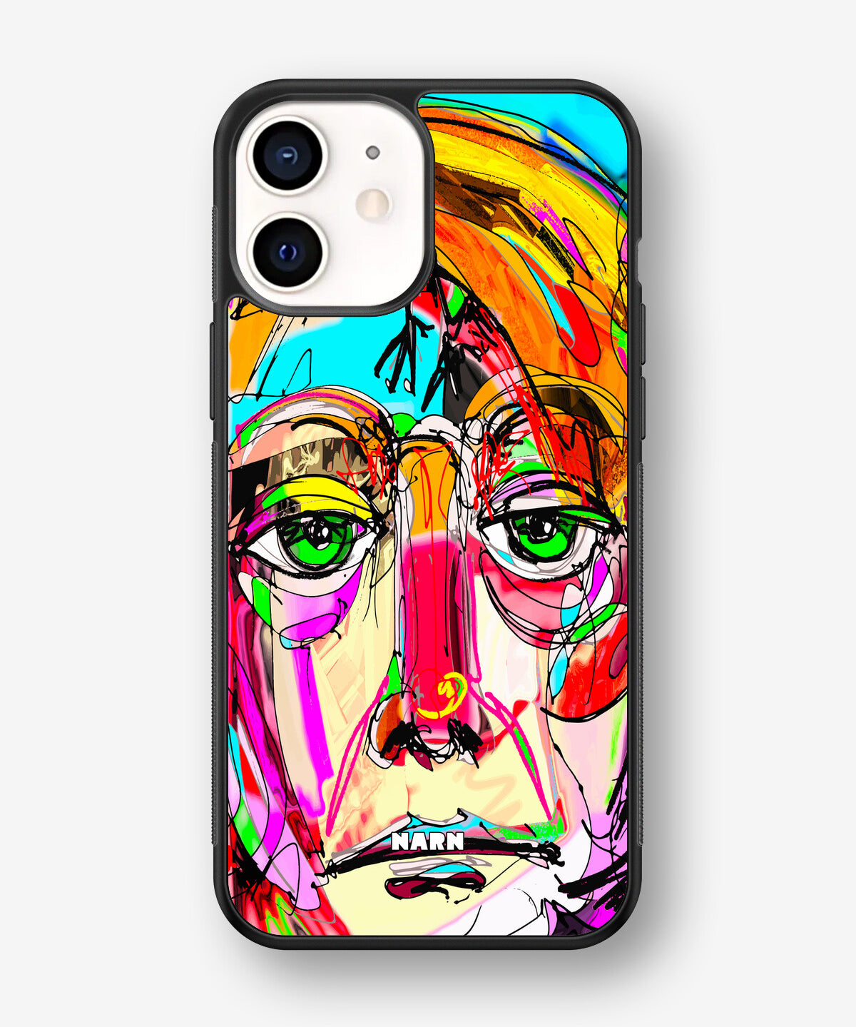 iPhone 12 Mini Hard Case – Abstract Portrait - View 1
