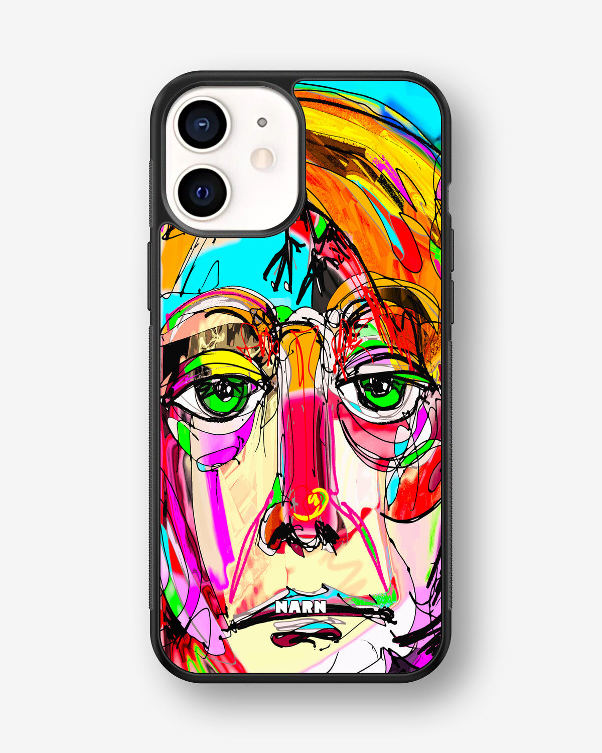 iPhone 12 Mini Hard Case – Abstract Portrait - View 1