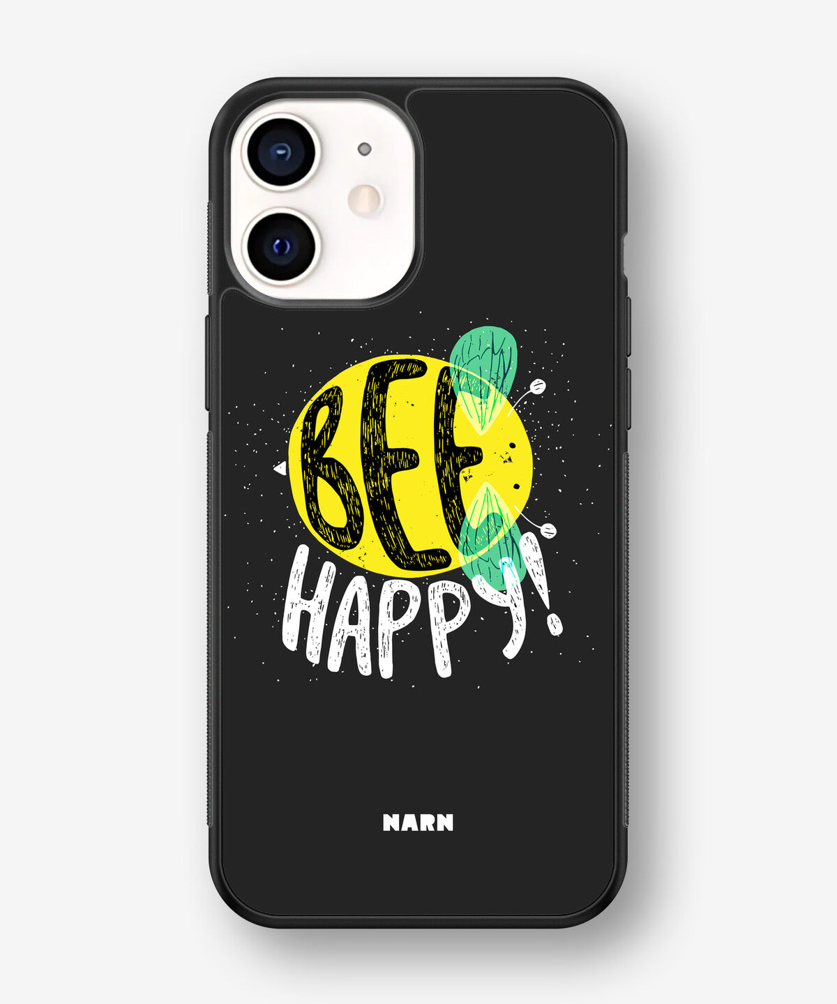 iPhone 12 Mini Hard Case – BEE Happy - View 1