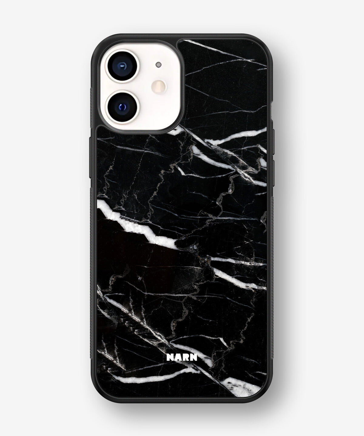 iPhone 12 Mini Hard Case – Black Marble - View 1